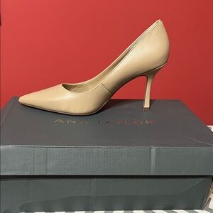 Ann Taylor Beige Stiletto Heels